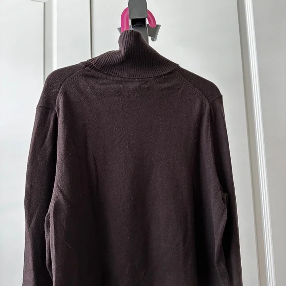 Gap chocolate brown turtleneck sweater - Picture 6 of 7